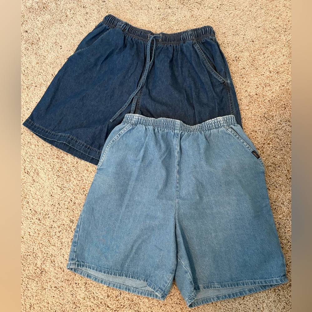 Set of 2 Denim Shorts